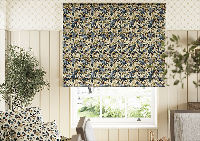 Eliana, Frosted Stone - Twist&Fit Roman Blind - Image 3